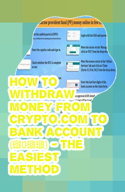 How to withdraw money from cryptocom to bank account
