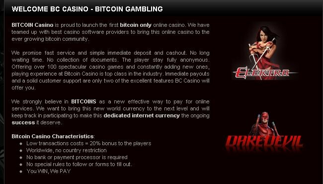 Bitcoin Casino